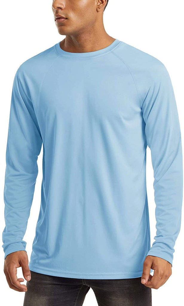 Men's UPF 50+ UV Long Sleeve Athletic Shirts - Cycorld  Long sleeve shirt  men, Athletic shirts, Long sleeve shirts