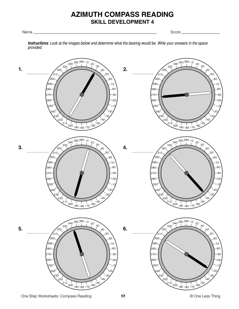 compass-reading-one-step-worksheet-downloads-one-less-thing