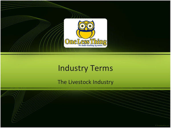 Livestock Industry, PowerPoint Downloads