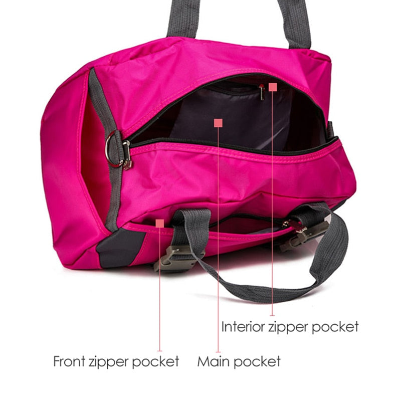 gym bag with yoga strap