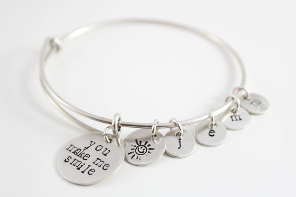 sterling silver charm bracelet