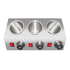 AP-312S Sauce Dispenser Commercial | Electric Sauce Heater | 3-Head Sauce Warmer | Stainless Steel