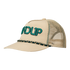 Picture of Trucker Hat - Cream/Green