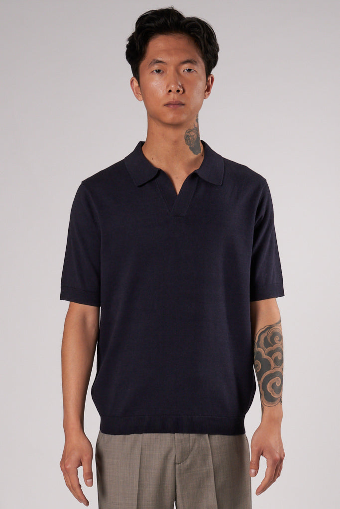 cotton linen polo