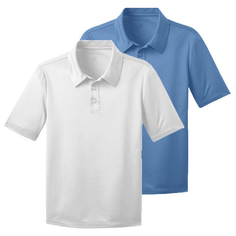 blue dri fit polo shirt