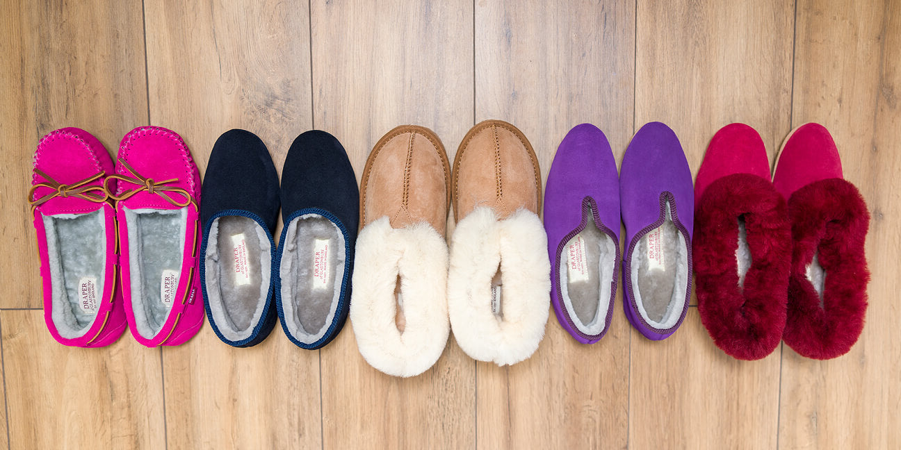 drapers sheepskin slippers