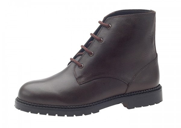 Mens lambswool lined lace up boot