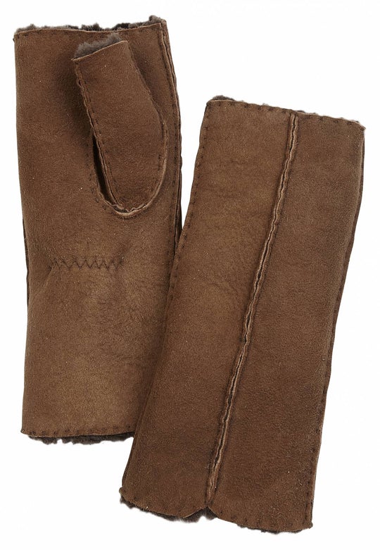 sheepskin wrist warmers