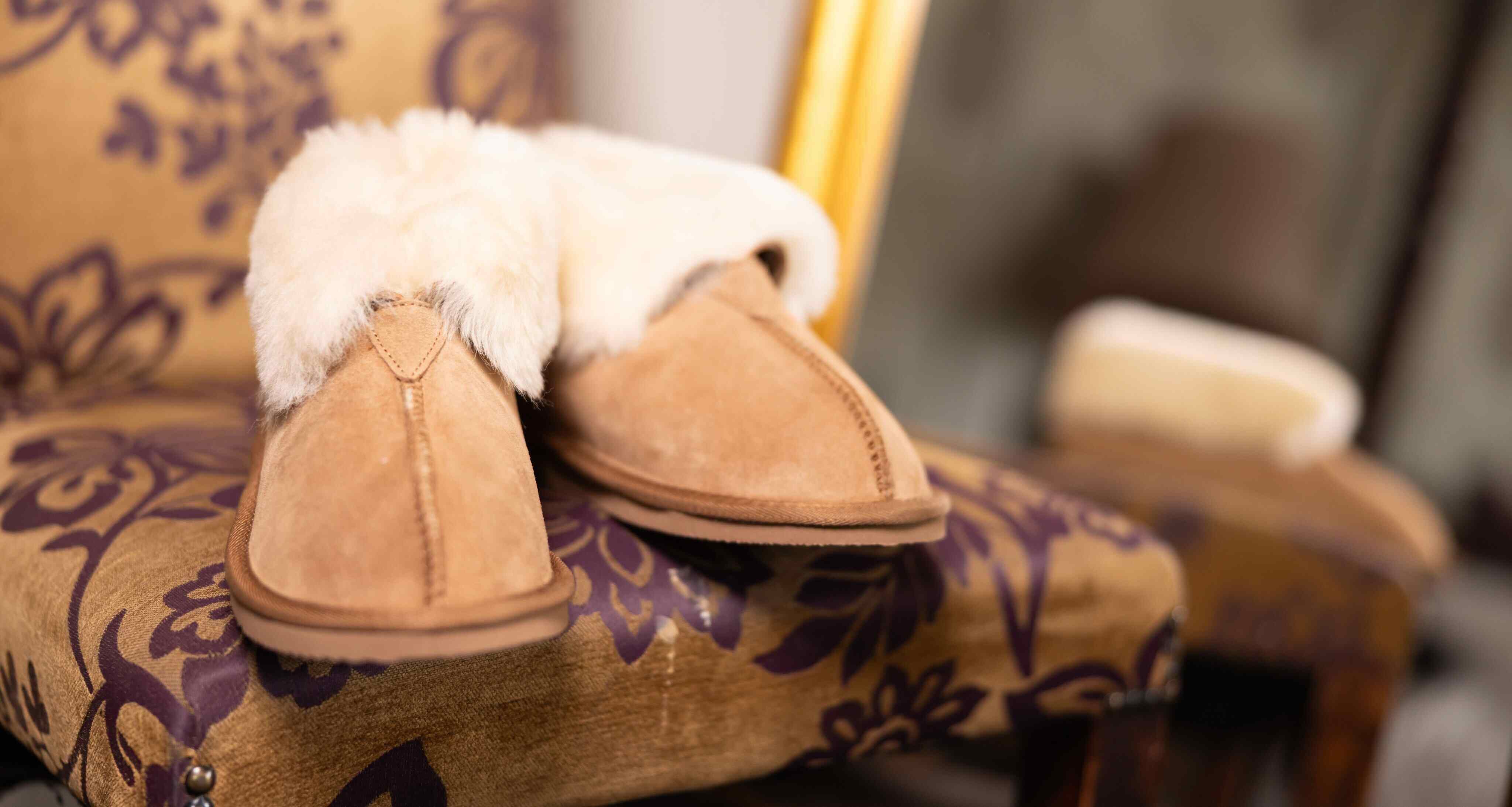 Sheepskin Bootie Slippers