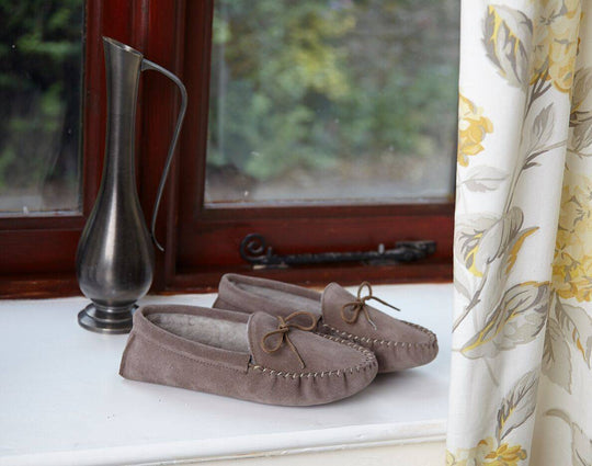 sheepskin moccasins