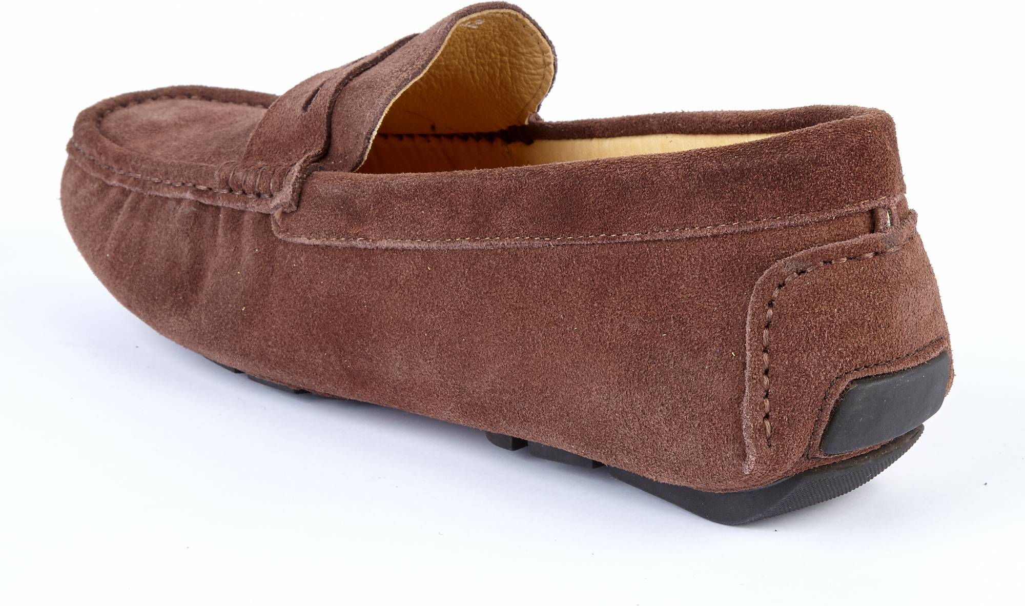 Chocolate Suede Loafers | Mens Casual Loafers | Draper of Glastonbury