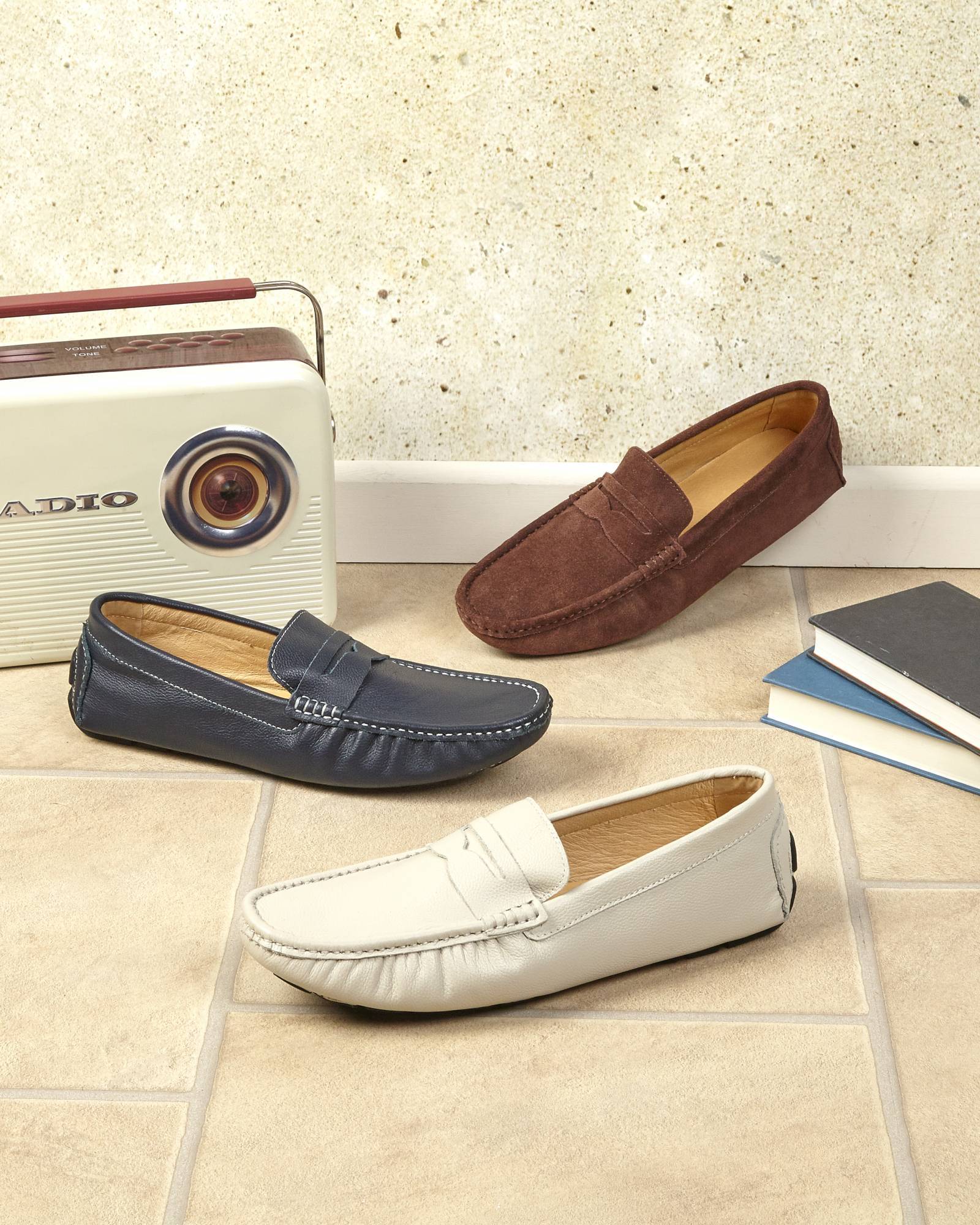 mens driving loafers