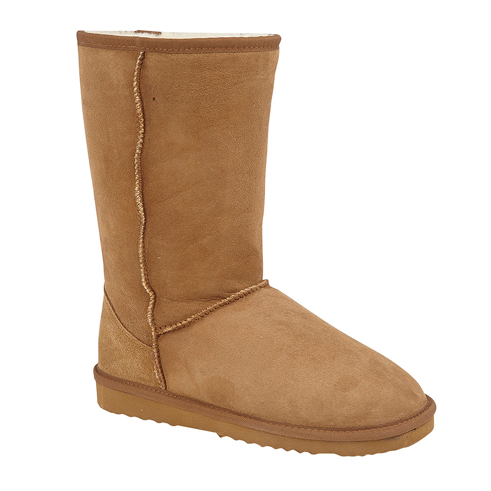 knee high sheepskin boots