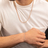 Picture of Ice Chain Bracelet 14K White Rose Gold