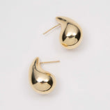 Picture of Chunky Teardrop Stud Earrings 10K Yellow Gold