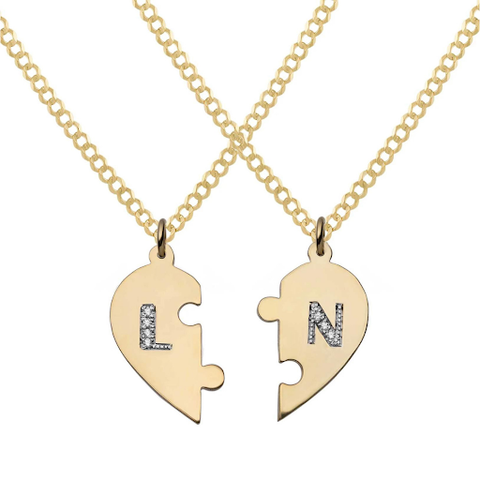 Couple’s-Diamond-Heart-Initial-Name-Plate-Necklace