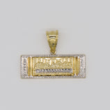 Picture of 1 1/4" Two-Tone Last Supper Pendant 10K Yellow Gold