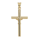 Picture of 1 3/4" Jesus Cross Crucifix Pendant 10K Yellow Gold