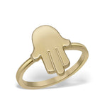 Picture of Women's Hamsa Ring 10K Yellow Gold