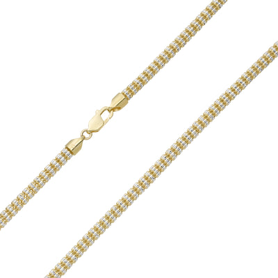 Picture of Women's Ice Chain 10K Yellow White Gold