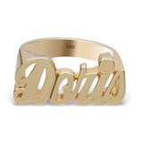 Picture of Name Ring 14K Gold - Style 21