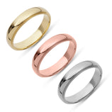 Picture of Classic Rope Comfort Fit Wedding Band Gold - Solid