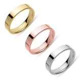 Picture of Edged Comfort Fit Wedding Band Gold - Solid