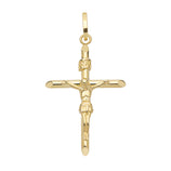 Picture of 1 3/8" INRI Jesus Crucifix Cross Pendant 10K Yellow Gold