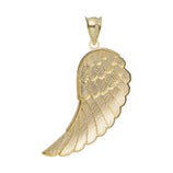 Picture of Diamond-Cut Angel Wing Pendant 10K Yellow Gold