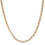 Picture of Women's Valentino Link Chain Necklace 14K Tri-Color Gold