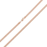 Picture of Miami Cuban Link Chain Necklace 14K Rose Gold - Hollow