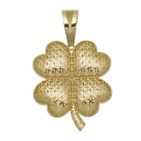 Picture of Shiny Clover Luck Pendant 10K Yellow Gold