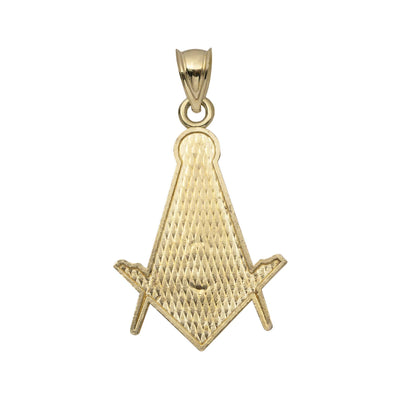 Picture of The Square and Compasses Masonic Pendant 10K Yellow Gold