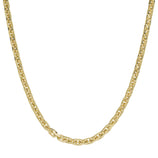 Picture of Women's Chunky Box Link Chain Necklace Solid 10K Yellow Gold