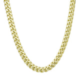 Picture of Women's Miami Cuban Link Chain 14K Yellow Gold - Hollow