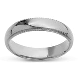 Picture of Classic Rope Comfort Fit Wedding Band Platinum - Solid