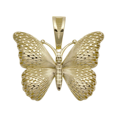 Picture of Shiny Butterfly Pendant 10K Yellow Gold