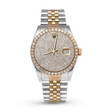 Picture of Rolex Datejust Diamond Bezel Watch 36mm Champagne Dial | 3.75ct