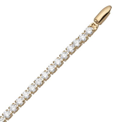 Picture of Women's Diamond Tennis Bracelet 14K Yellow Gold