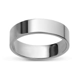 Picture of Edged Wedding Band Platinum - Solid