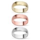 Picture of Brushed Classic Wedding Band Gold - Solid