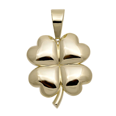 Picture of Shiny Clover Luck Pendant 10K Yellow Gold