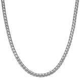 Picture of Women's Franco Chain Necklace 14K White Gold - Solid