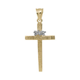 Picture of Reversible Cross Pendant 10K Solid Yellow Gold