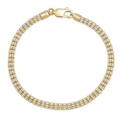 Picture of Ice Chain Bracelet 14K Gold