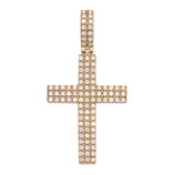 Picture of 1 3/4" Cross Diamond Pendant 1.69ct 14K Yellow Gold