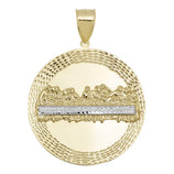 Picture of Two-Tone Last Supper Medallion Pendant 10K Yellow Gold