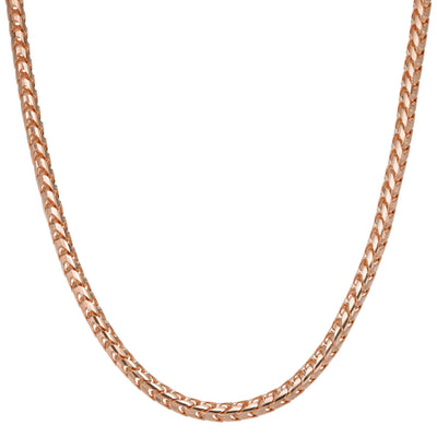 Picture of Women's Franco Chain Necklace 14K Rose Gold - Solid