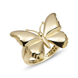 Picture of Shiny Butterfly Ring 10K Yellow Gold