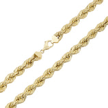 Picture of Rope Chain Necklace 10K Yellow Gold - Hollow